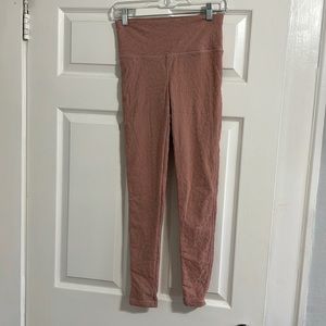 Pink cheetah workout leggings